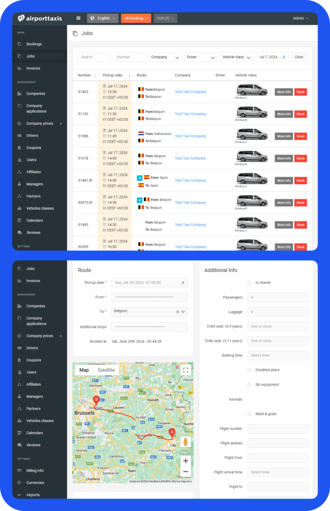 Comprehensive Airport Transfers & City Taxi Booking System ...