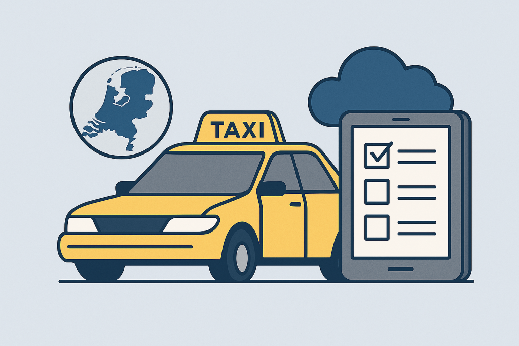 La automatización del taxi avanza con la ley CDT. En Países Bajos, el BCT desaparece y llega un sistema digital.