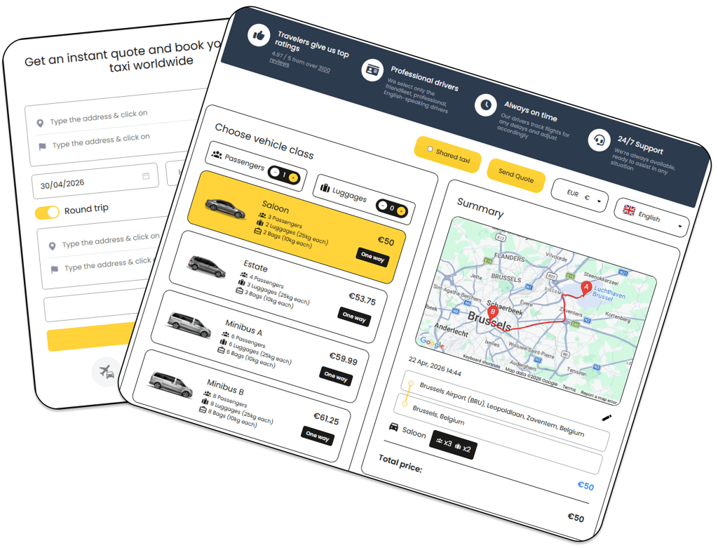 Booking form for website