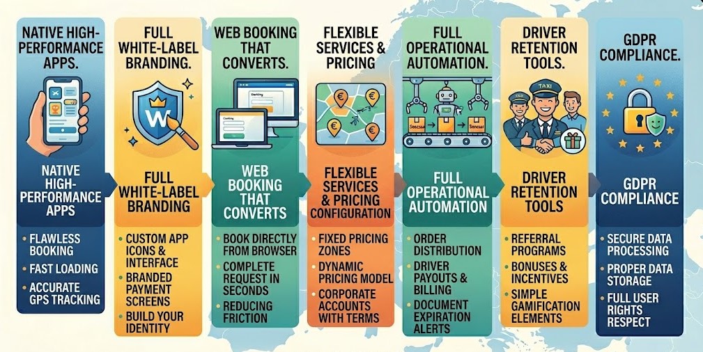 Key Features of a Mobility Platform: Apps, Automation, Pricing and GDPR Compliance