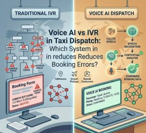 Voice AI vs IVR in Taxi Dispatch: Which System Reduces Booking Errors?